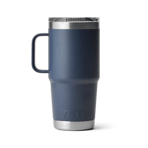 YETI RAMBLER 20OZ (591ML) TRAVEL MUG W/ STRONGHOLD LID - NAVY
