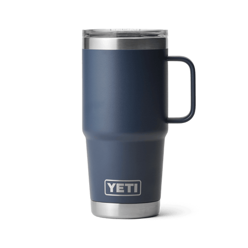 YETI RAMBLER 20OZ TRAVEL MUG W/ STRONGHOLD LID - NAVY