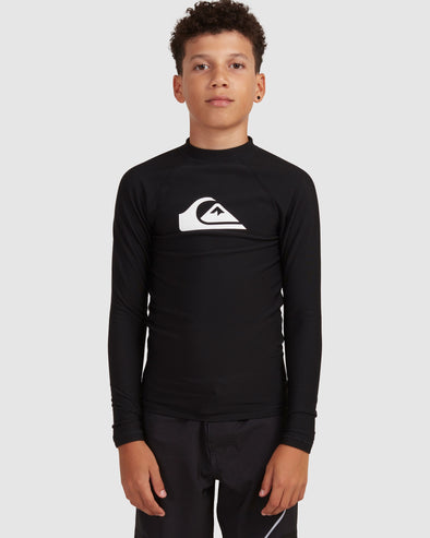 QUIKSILVER HEATER L/S YOUTH - BLACK