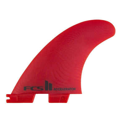 FCS || ACCELERATOR NEO GLASS TRI FINS - RED