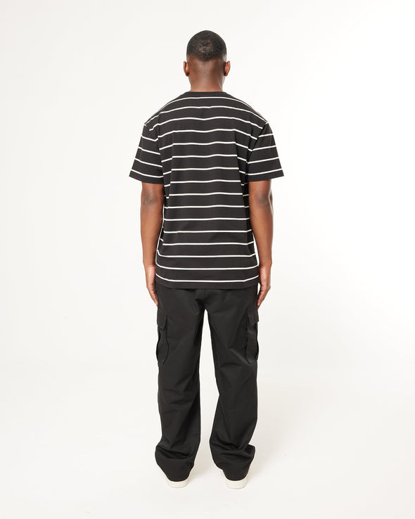 HUFFER LEGACY SUP TEE - BLACK/CHALK