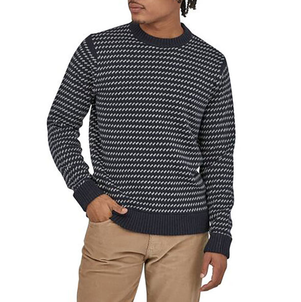 PATAGONIA M'S RECYCLED WOOL SWEATER - CLASSIC NAVY