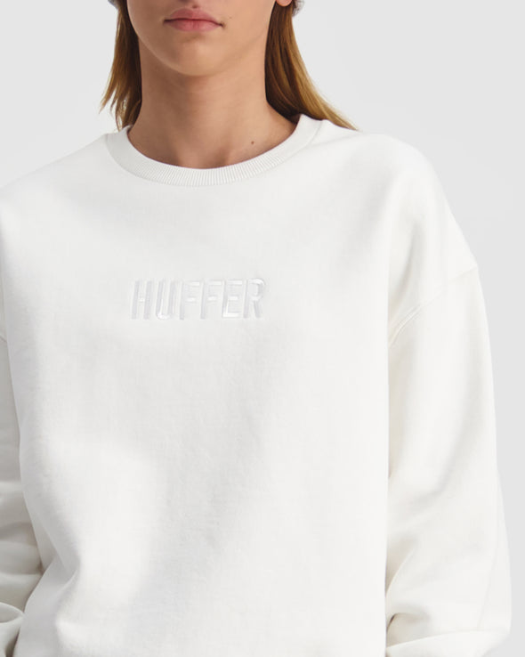 HUFFER PREMIERE CREW - WINTER WHITE