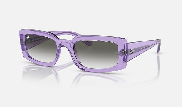 RAYBAN KILIANE TRANSPARENT VIOLET W/ CLEAR GRADIENT LIGHT