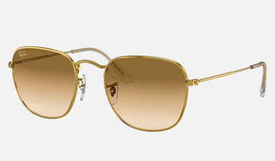 RAYBAN FRANK LEGEND GOLD W/ CLEAR GRADIENT BROWN-MT