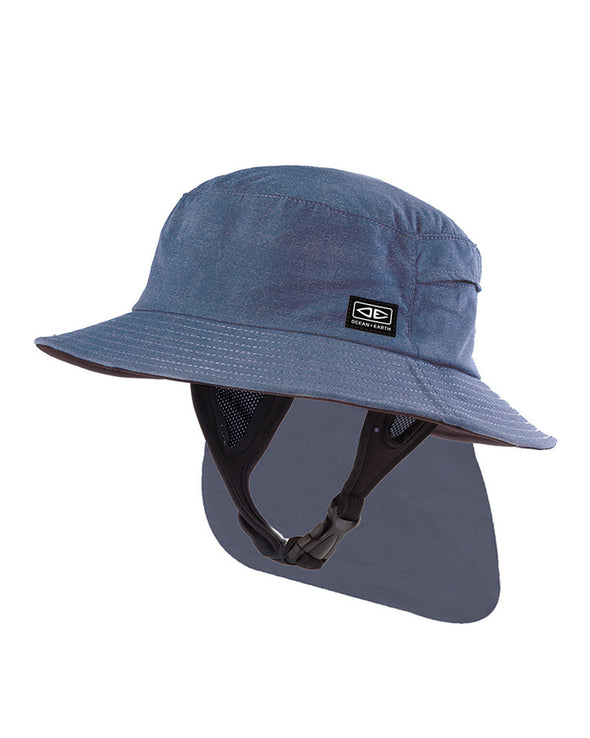 OCEAN AND EARTH INDO MENS SURF HAT - BLUE MARLE