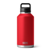 YETI RAMBLER 64OZ BOTTLE W/ CHUG CAP - RESCUE RED