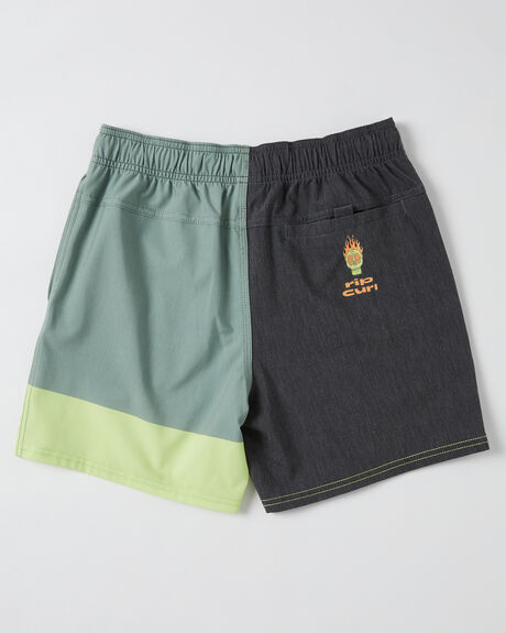 RIP CURL COSMIC BLOCKED VOLLEY-BOY - WASHED CLOVER