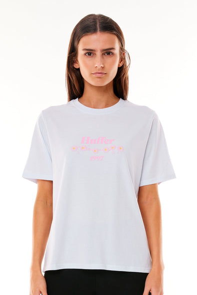 HUFFER WMNS CLASSIC TEE/LINK UP - WHITE