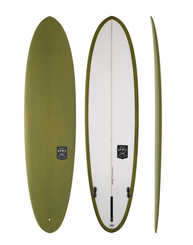 CREATIVE ARMY SURFBOARDS 6'10 HUEVO - KHAKI TINT