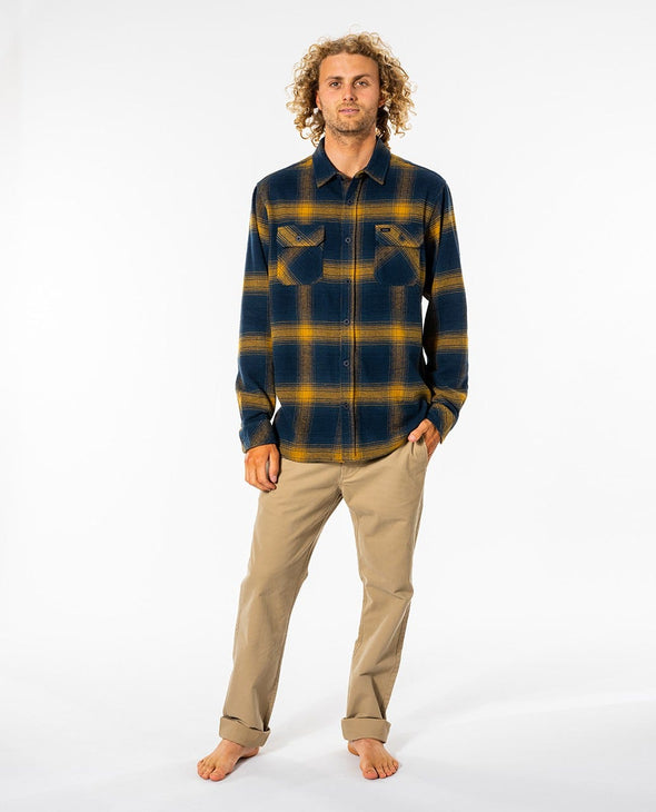 RIP CURL COUNT L/S SHIRT - GOLD