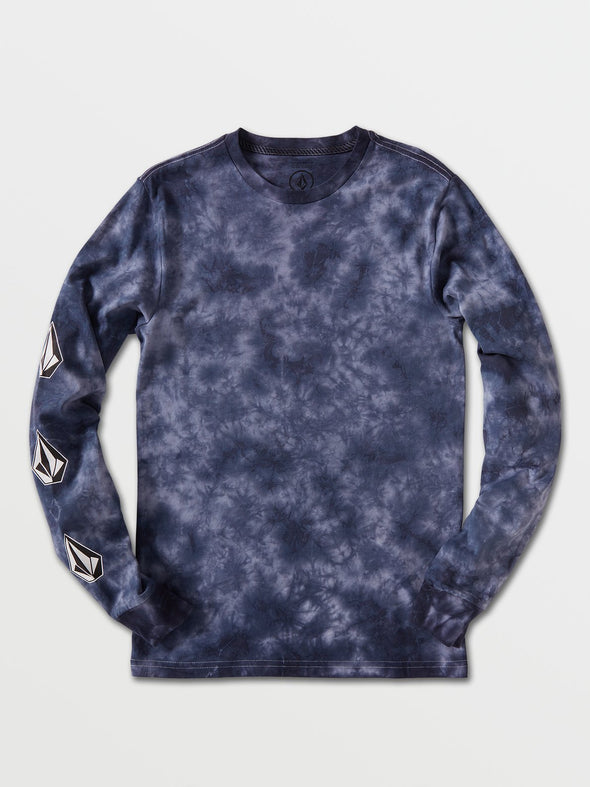 VOLCOM ICONIC STONE TIE DYE L/S YOUTH - MLT