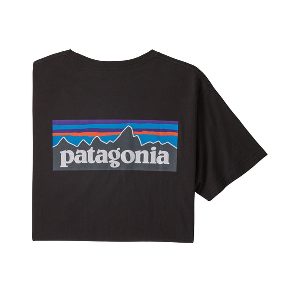 PATAGONIA P-6 LOGO RESPONSIBILITY TEE - BLACK