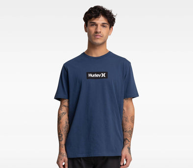 HURLEY BOX ONLY TEE - INSIGNIA BLUE