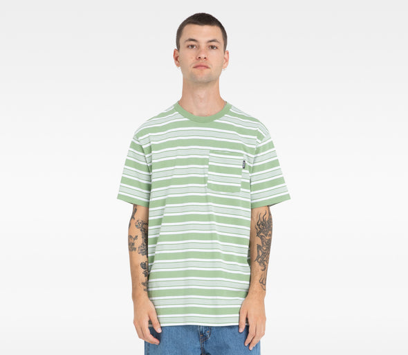 HURLEY ALLEY TEE - LODEN FROST