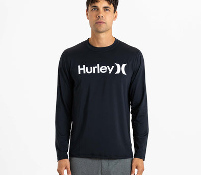 HURLEY OAO SURF SHIRT L/S - BLACK