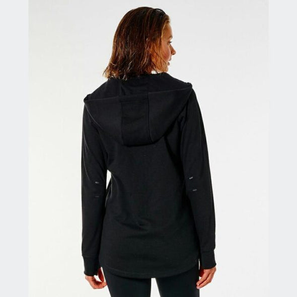 RIP CURL ANTI SERIES FLUX 1/4 ZIP - BLACK