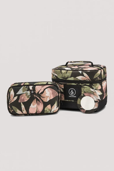 VOLCOM PATCH ATTACK DELUXE MAKEUP BAG - MLT