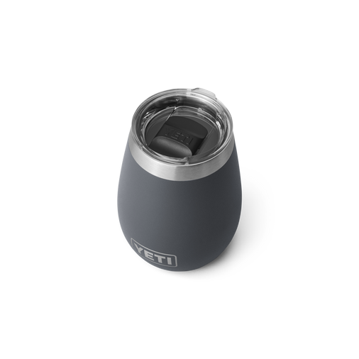 YETI RABLER 10OZ(295ML) WINE TUMBLER W/ MAGSLIDER LID - CHARCOAL