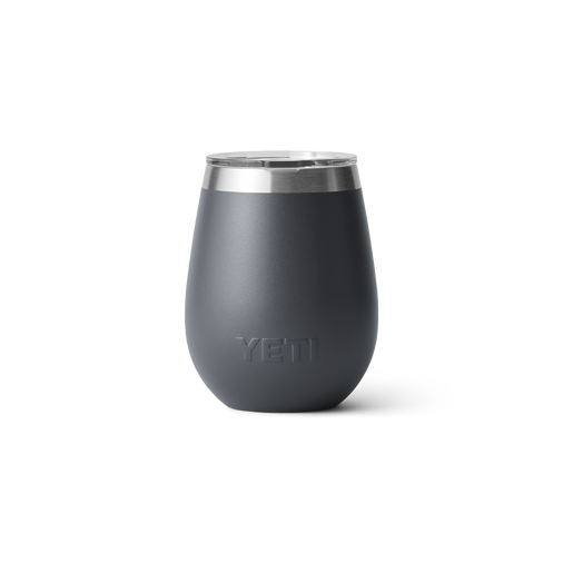 YETI RABLER 10OZ(295ML) WINE TUMBLER W/ MAGSLIDER LID - CHARCOAL