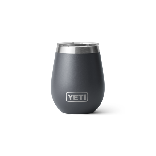 YETI RABLER 10OZ WINE TUMBLER W/ MAGSLIDER LID - CHARCOAL