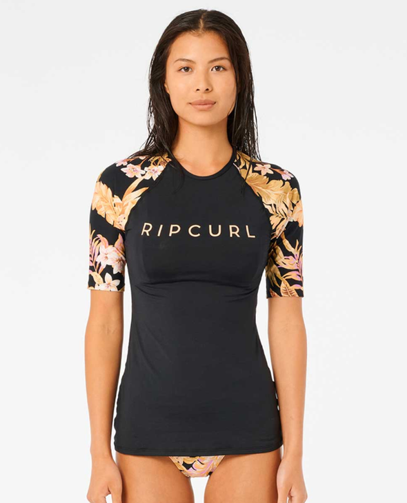 RIP CURL SUNDAY SWELL S/S - BLACK