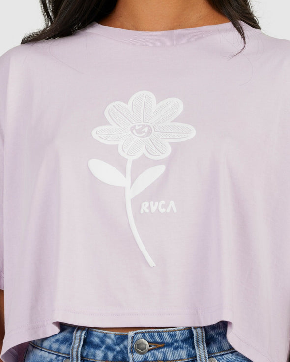 RVCA HAPPY DAISY HALF RUMMAGE - LAVENDER