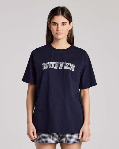 HUFFER WMNS FREE TEE/TAYLOR - NAVY
